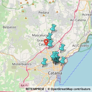 Mappa 95030 Gravina di Catania CT, Italia (3.46083)