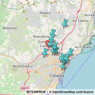 Mappa 95030 Gravina di Catania CT, Italia (3.10077)