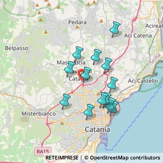Mappa 95030 Gravina di Catania CT, Italia (3.60077)