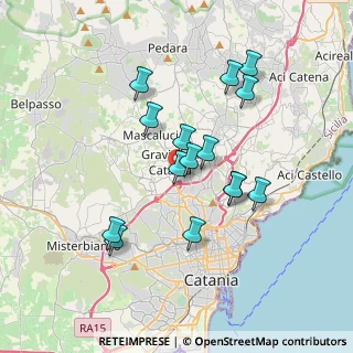 Mappa Via Pietro Micca, 95030 Gravina di Catania CT, Italia (3.62)