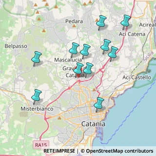 Mappa Via Pietro Micca, 95030 Gravina di Catania CT, Italia (4.21364)