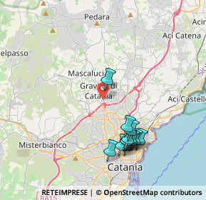 Mappa 95030 Gravina di Catania CT, Italia (4.43333)