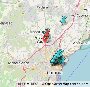 Mappa 95030 Gravina di Catania CT, Italia (4.07933)