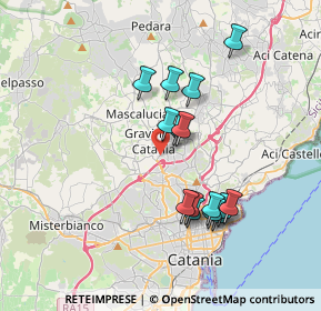 Mappa 95030 Gravina di Catania CT, Italia (3.67867)