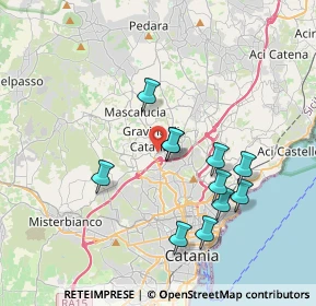 Mappa 95030 Gravina di Catania CT, Italia (3.84273)