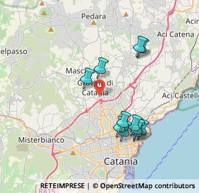 Mappa 95030 Gravina di Catania CT, Italia (4.01091)