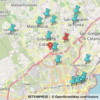 Mappa 95030 Gravina di Catania CT, Italia (3.00067)