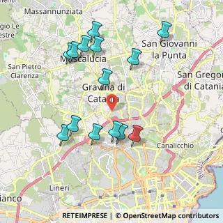 Mappa 95030 Gravina di Catania CT, Italia (2.25714)