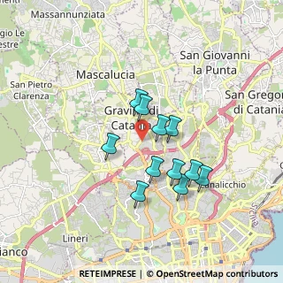 Mappa Via Pietro Micca, 95030 Gravina di Catania CT, Italia (1.57364)