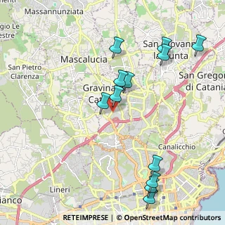 Mappa 95030 Gravina di Catania CT, Italia (2.55083)