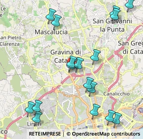 Mappa 95030 Gravina di Catania CT, Italia (2.80412)