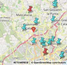 Mappa 95030 Gravina di Catania CT, Italia (2.95063)