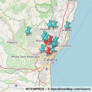 Mappa 95030 Gravina di Catania CT, Italia (4.88417)