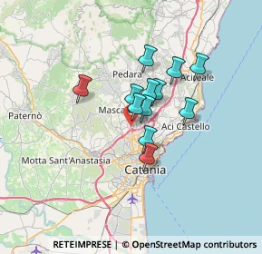 Mappa 95030 Gravina di Catania CT, Italia (5.10917)