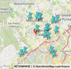 Mappa Via Galatea Aci, 95030 Gravina di Catania CT, Italia (2.0675)