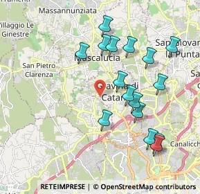 Mappa Via Galatea Aci, 95030 Gravina di Catania CT, Italia (2.19563)