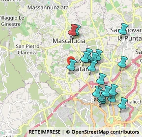 Mappa Via Galatea Aci, 95030 Gravina di Catania CT, Italia (2.23)