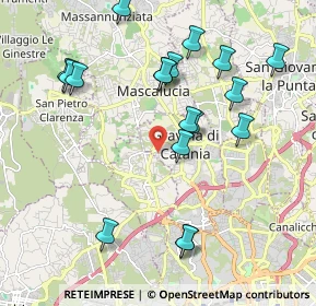 Mappa Via Galatea Aci, 95030 Gravina di Catania CT, Italia (2.38667)
