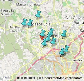 Mappa Via Galatea Aci, 95030 Gravina di Catania CT, Italia (1.69167)