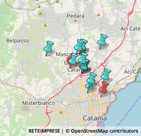 Mappa Via Galatea Aci, 95030 Gravina di Catania CT, Italia (2.61643)