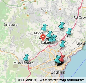 Mappa Via Galatea Aci, 95030 Gravina di Catania CT, Italia (4.704)