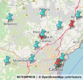 Mappa Via Galatea Aci, 95030 Gravina di Catania CT, Italia (5.83462)