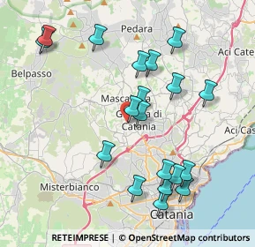 Mappa Via Galatea Aci, 95030 Gravina di Catania CT, Italia (4.60842)