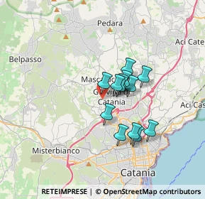 Mappa Via Galatea Aci, 95030 Gravina di Catania CT, Italia (2.67615)