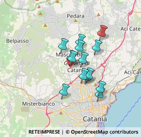 Mappa Via Galatea Aci, 95030 Gravina di Catania CT, Italia (2.76786)