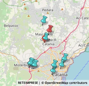 Mappa Via Galatea Aci, 95030 Gravina di Catania CT, Italia (4.69273)