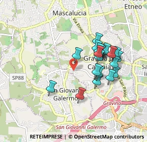 Mappa Via Galatea Aci, 95030 Gravina di Catania CT, Italia (0.9)