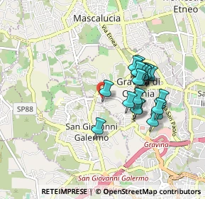 Mappa Via Galatea Aci, 95030 Gravina di Catania CT, Italia (0.8455)