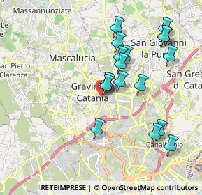 Mappa Via Antonio Gramsci, 95030 Gravina di Catania CT, Italia (2.06222)