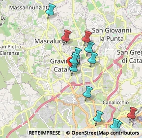 Mappa Via Antonio Gramsci, 95030 Gravina di Catania CT, Italia (2.33385)