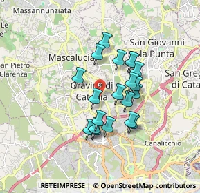 Mappa Via Antonio Gramsci, 95030 Gravina di Catania CT, Italia (1.5395)