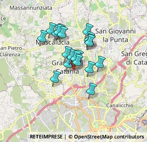 Mappa Via Antonio Gramsci, 95030 Gravina di Catania CT, Italia (1.386)