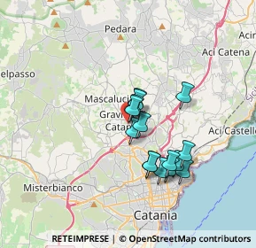 Mappa Via Antonio Gramsci, 95030 Gravina di Catania CT, Italia (2.99867)