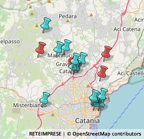Mappa Via Antonio Gramsci, 95030 Gravina di Catania CT, Italia (3.60438)