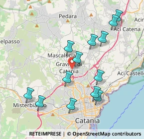 Mappa Via Antonio Gramsci, 95030 Gravina di Catania CT, Italia (4.52692)