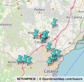 Mappa Via Antonio Gramsci, 95030 Gravina di Catania CT, Italia (3.735)