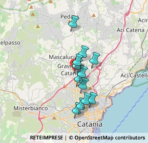 Mappa Via Antonio Gramsci, 95030 Gravina di Catania CT, Italia (2.89417)