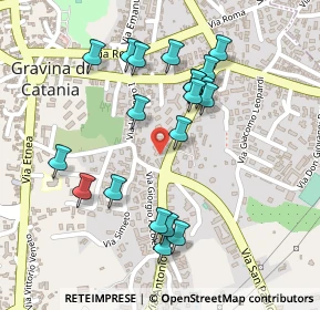 Mappa Via Antonio Gramsci, 95030 Gravina di Catania CT, Italia (0.262)