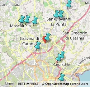 Mappa Via Alcide De Gasperi, 95030 Sant'Agata Li Battiati CT, Italia (2.41818)