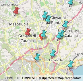 Mappa Via Alcide De Gasperi, 95030 Sant'Agata Li Battiati CT, Italia (2.41917)