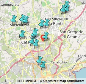 Mappa Via Alcide De Gasperi, 95030 Sant'Agata Li Battiati CT, Italia (2.26833)