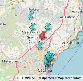 Mappa Via Alcide De Gasperi, 95030 Sant'Agata Li Battiati CT, Italia (4.05417)