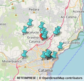 Mappa Via Alcide De Gasperi, 95030 Sant'Agata Li Battiati CT, Italia (3.28125)
