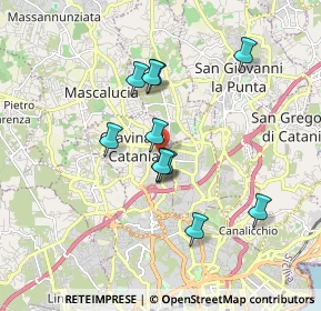 Mappa Via Leonardo Sciascia, 95030 Gravina di Catania CT, Italia (1.65909)