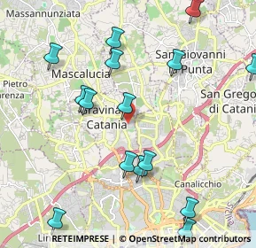 Mappa Via Leonardo Sciascia, 95030 Gravina di Catania CT, Italia (2.70533)
