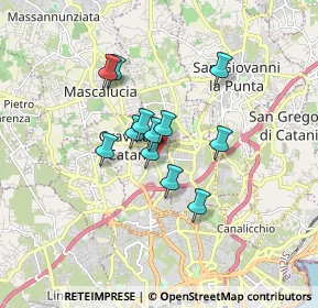 Mappa Via Leonardo Sciascia, 95030 Gravina di Catania CT, Italia (1.345)